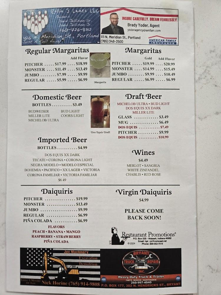 El Camino Real Restaurant Menu image 2