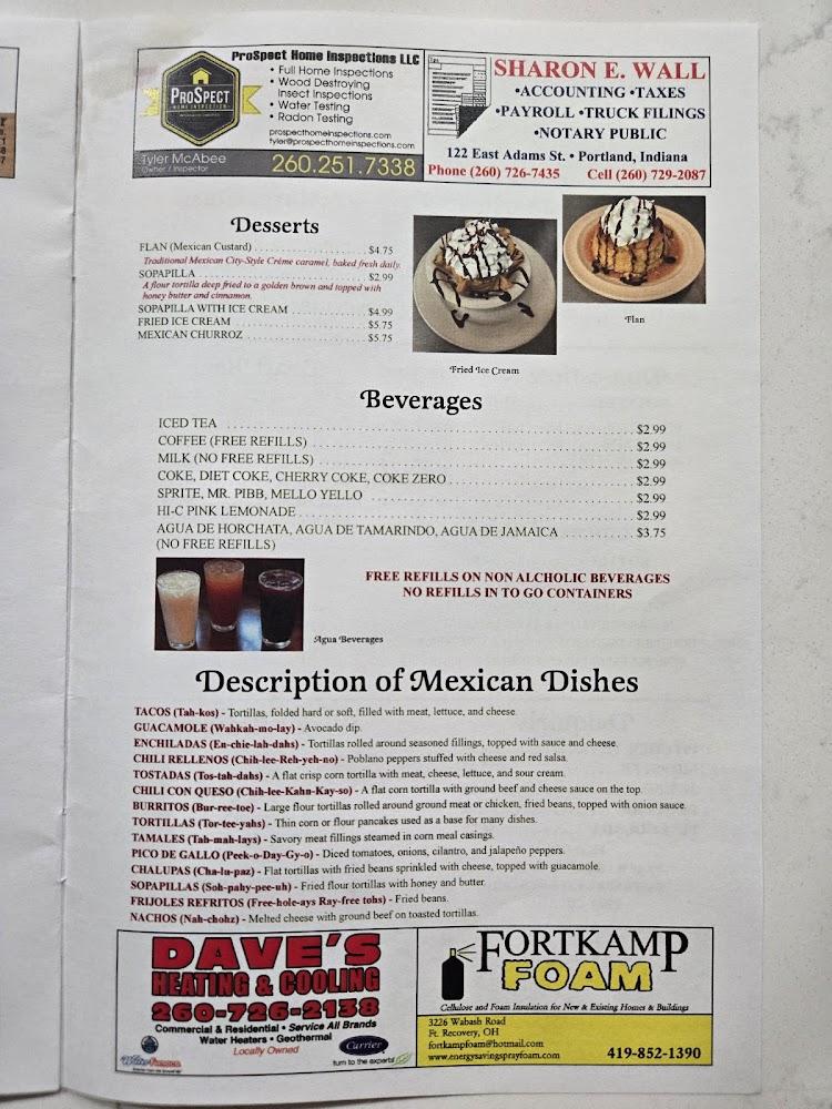 El Camino Real Restaurant Menu image 4